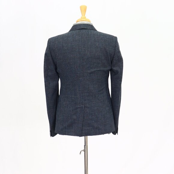 Stella McCartney 38R Blue Solid 3-Button Sport Coat Blazer Jacket T240 - Picture 7 of 11